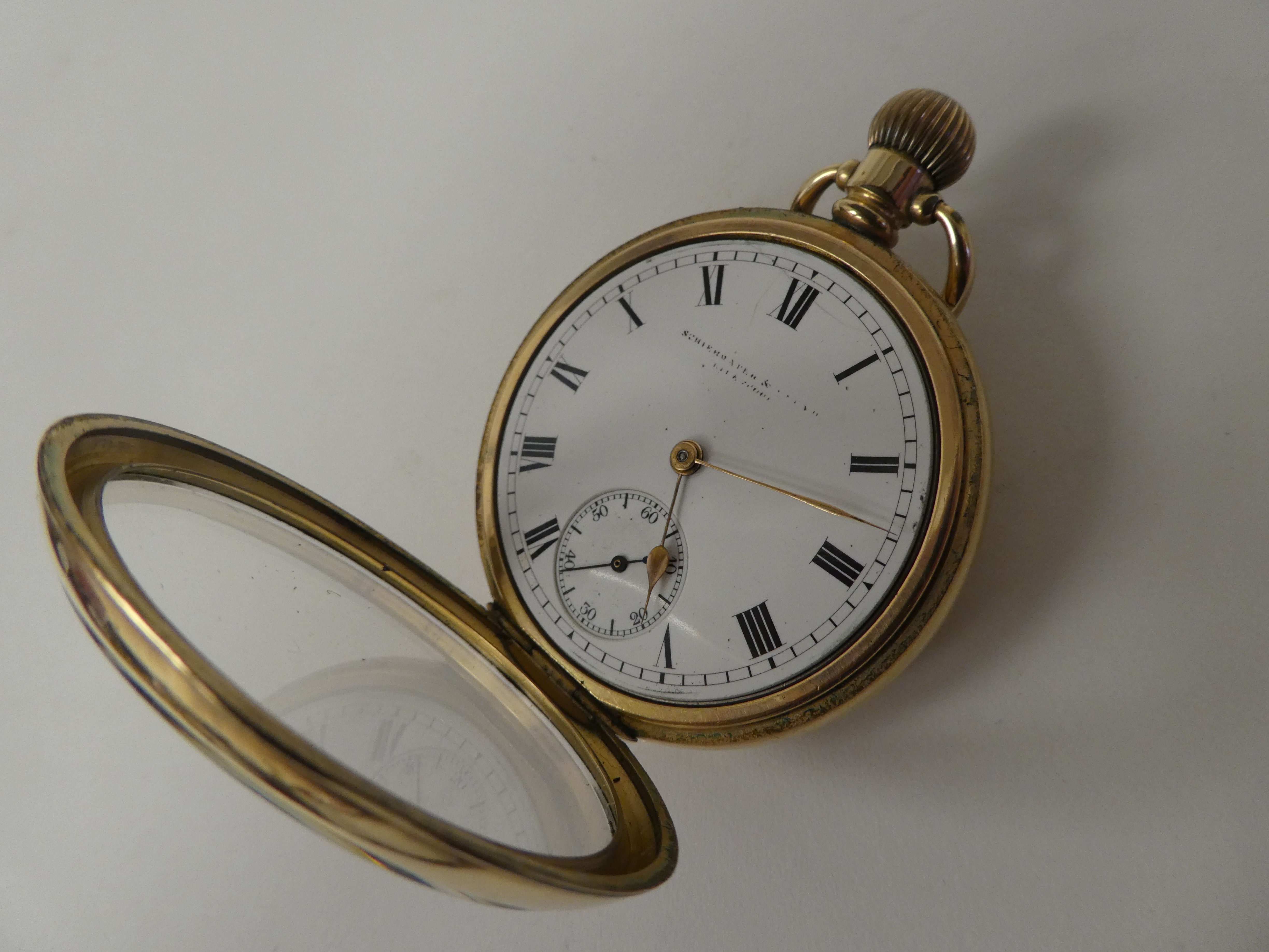 A mixed lot: to include a gold plated cased pocket watch, faced by a white enamel Roman dial; - Image 12 of 16