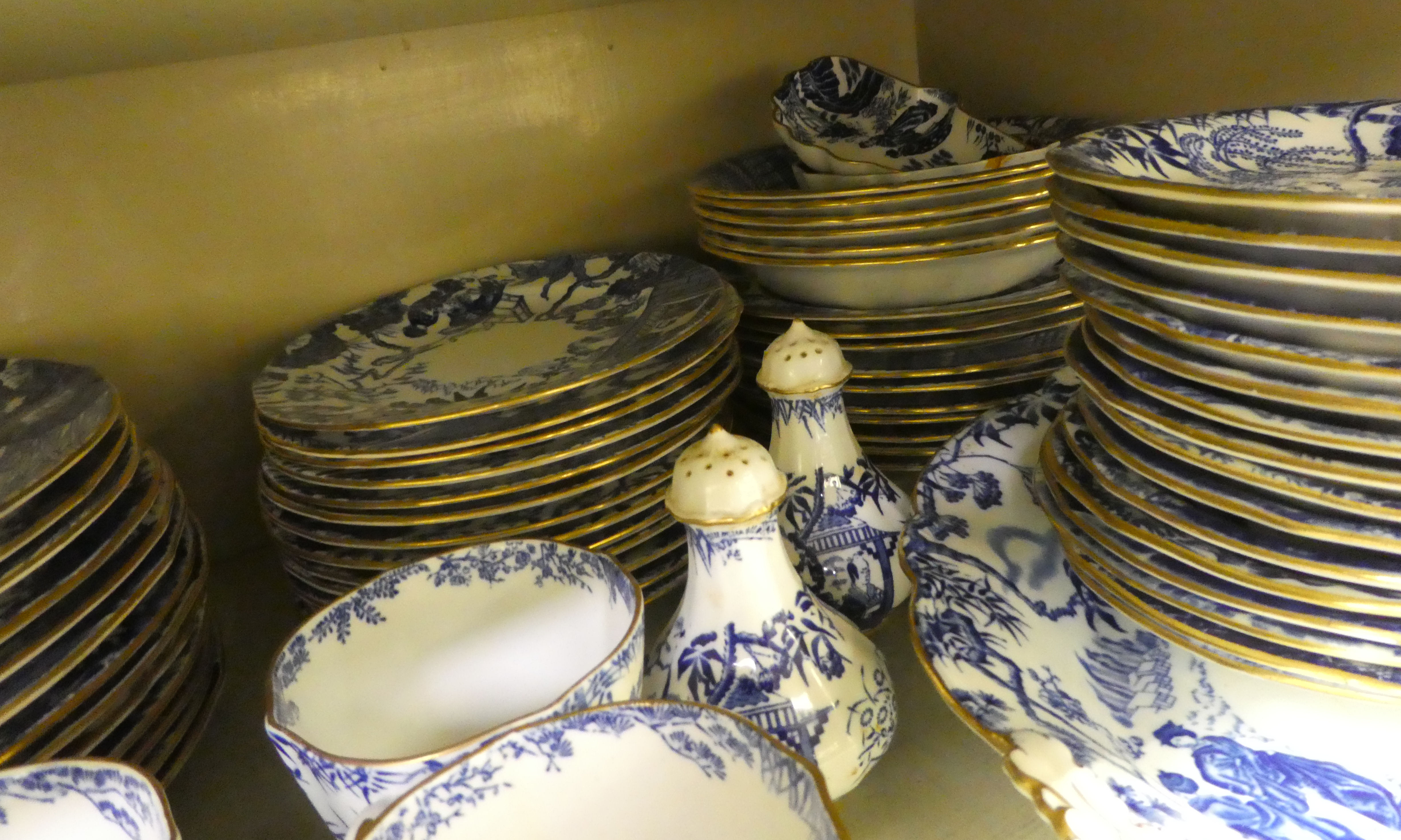 Royal Crown Derby and other blue and white china tableware - Image 8 of 9