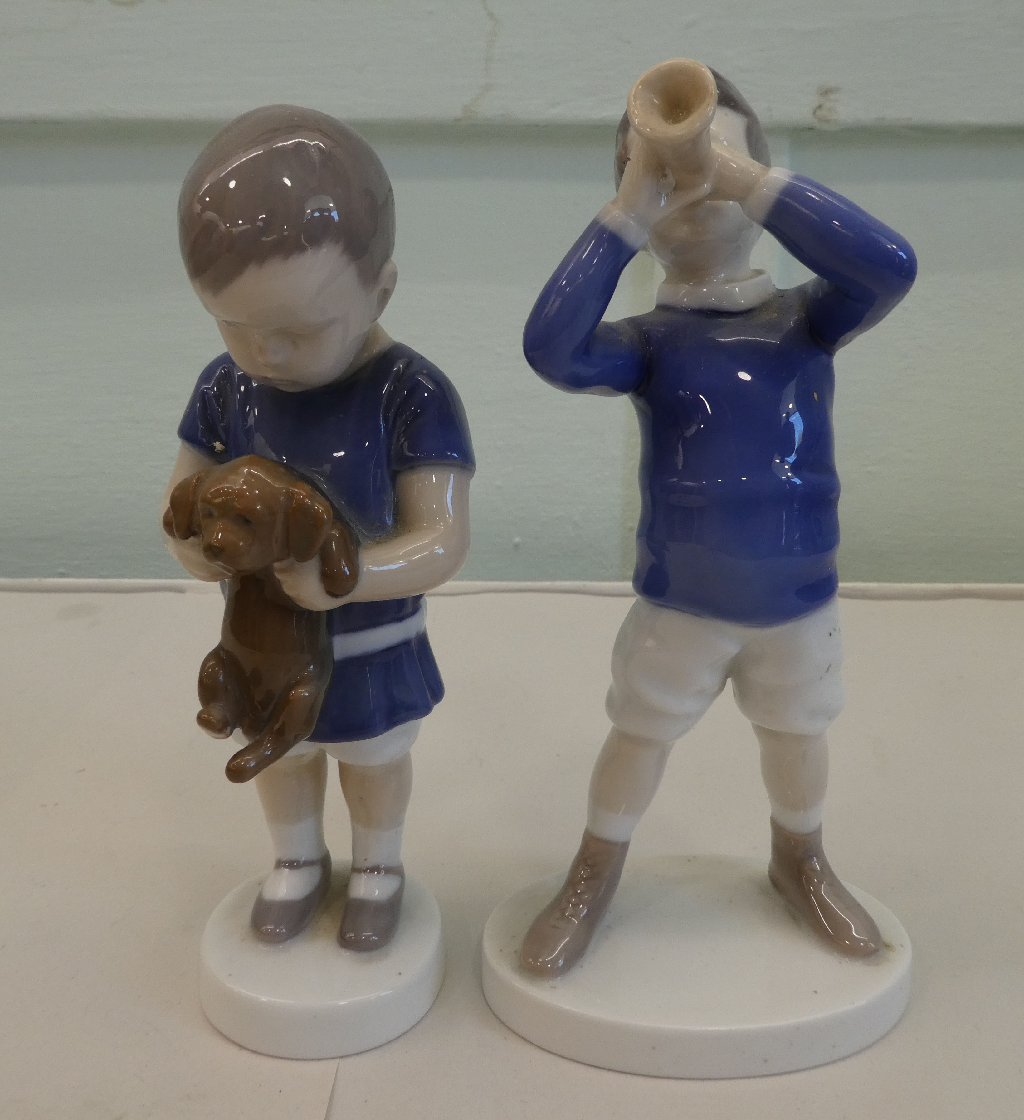 Royal Copenhagen and B&G porcelain collectables: to include two juvenile figures  6" & 7"h - Image 10 of 11