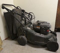 A Briggs & Stratton Hayter Ranger petrol driven rotary lawnmower with a 15"dia cut