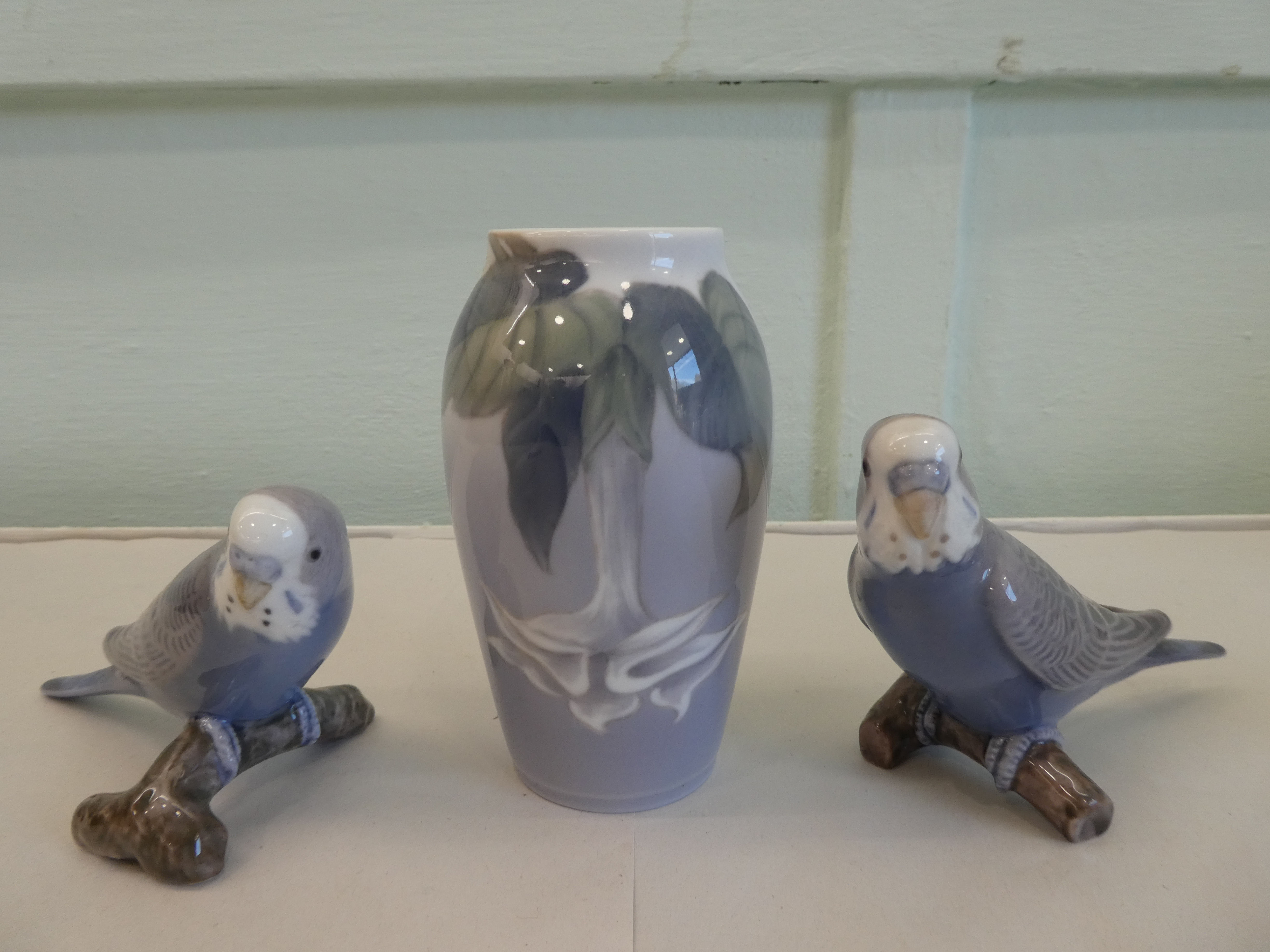 Royal Copenhagen and B&G porcelain collectables: to include two juvenile figures  6" & 7"h - Image 6 of 11