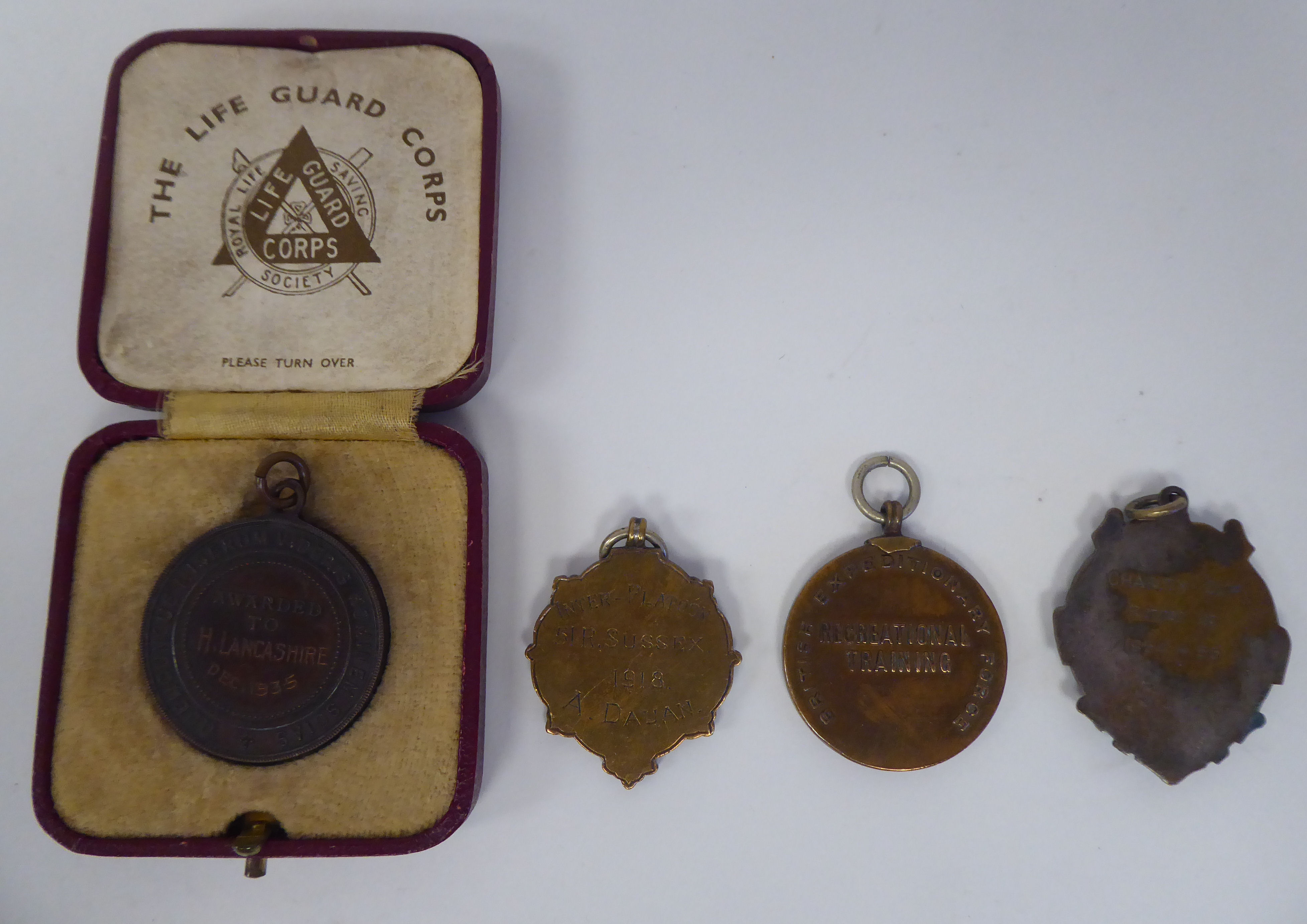 Various medals and medallions: to include a TA Efficient Service medal   (Please Note: this lot is - Image 5 of 15