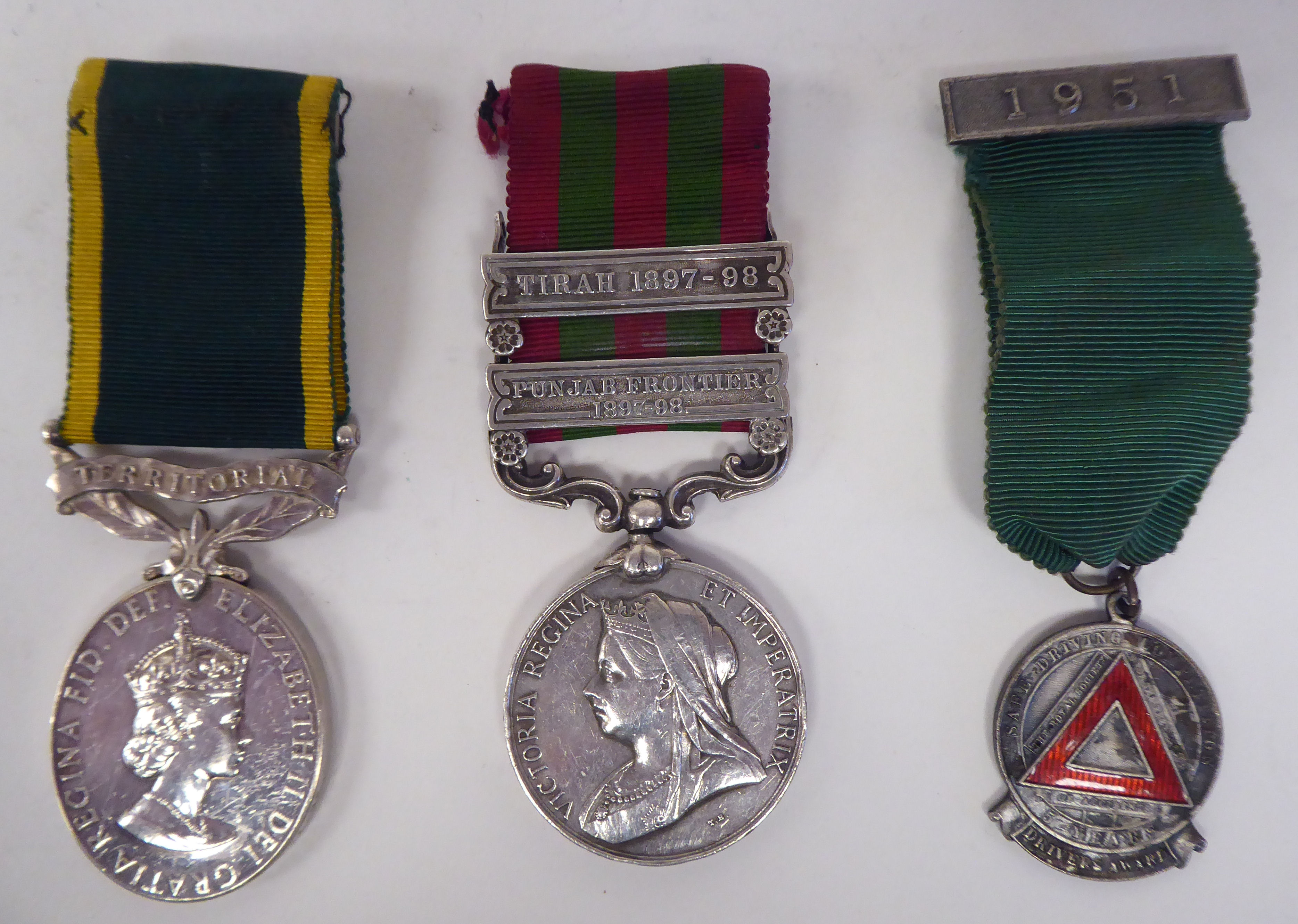 Various medals and medallions: to include a TA Efficient Service medal   (Please Note: this lot is - Image 12 of 15