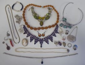 Items of personal ornament: to include necklaces and a pendant