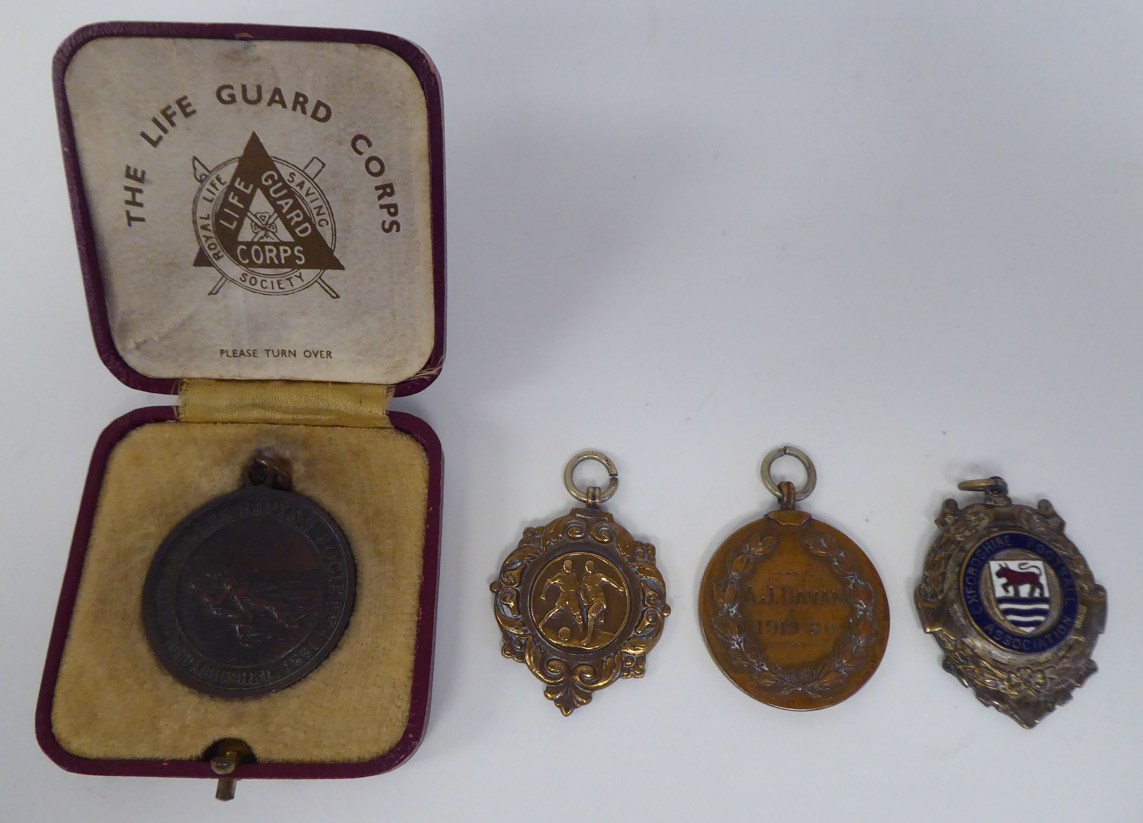 Various medals and medallions: to include a TA Efficient Service medal   (Please Note: this lot is - Image 4 of 15