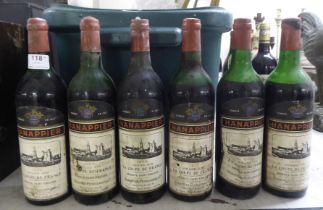 Wine: to include a bottle of 1969 Hanappier Grand Viin La Coupe de France