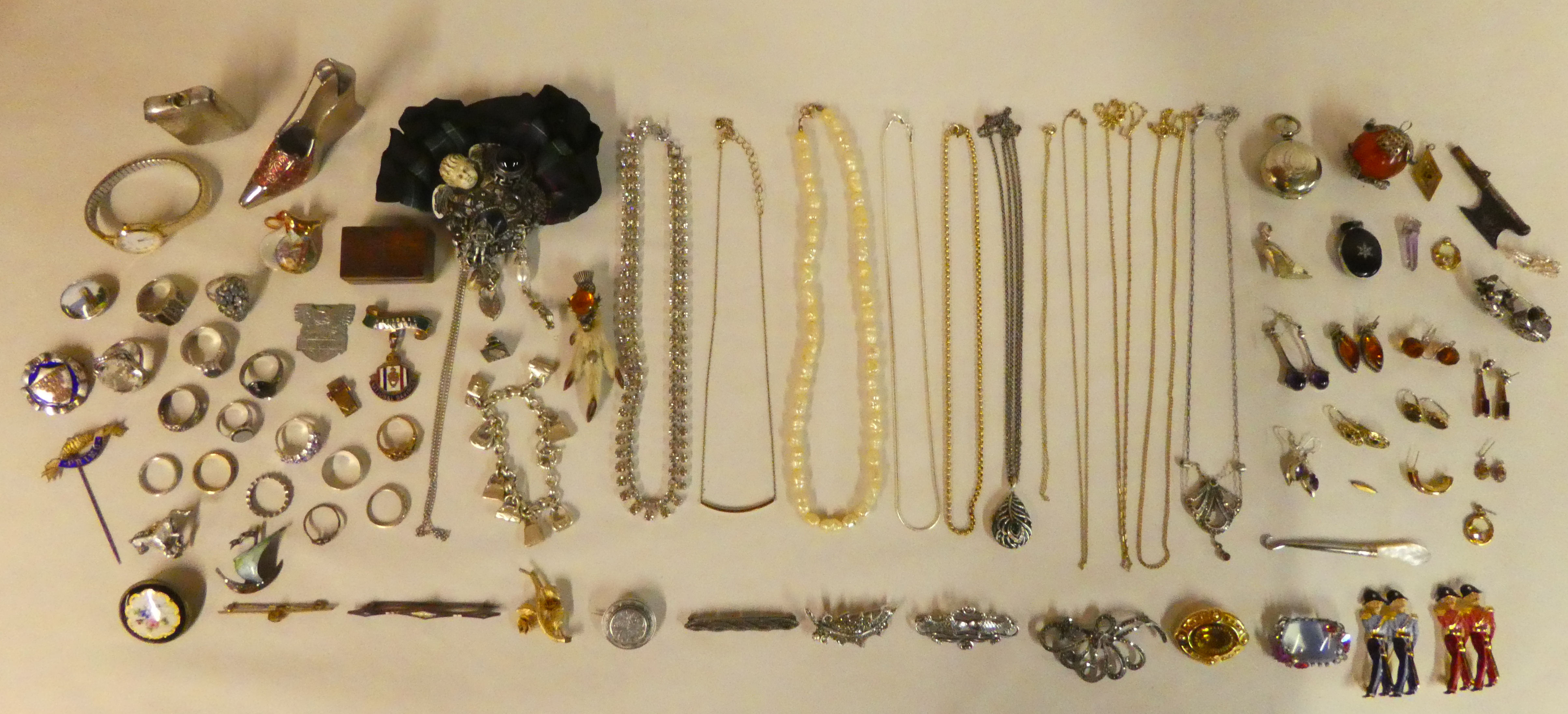 Items of personal ornament: to include brooches and rings