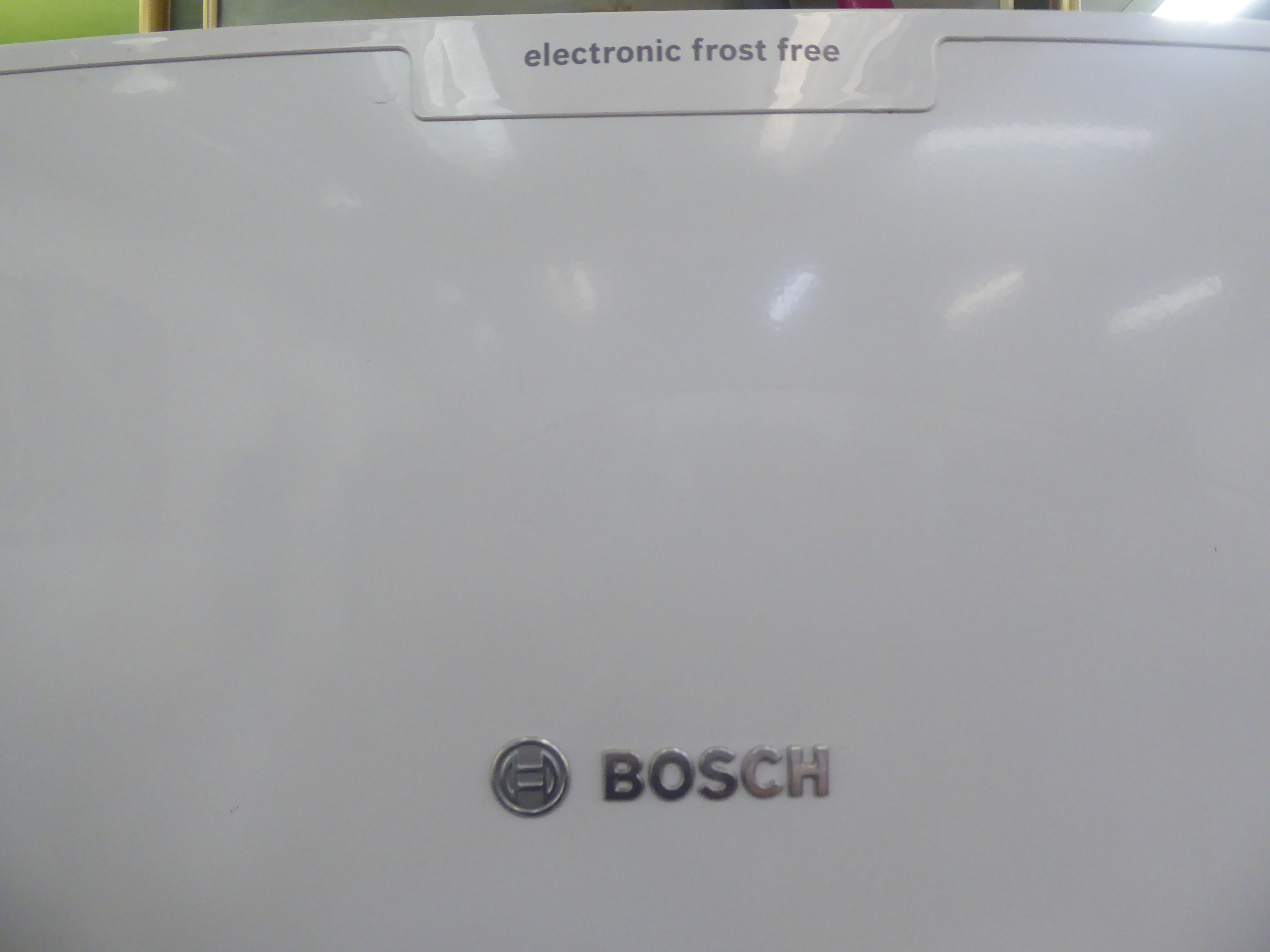 A Bosch Exxcel Frost Free, twin door, upright freezer  73"h  23"w - Image 2 of 5