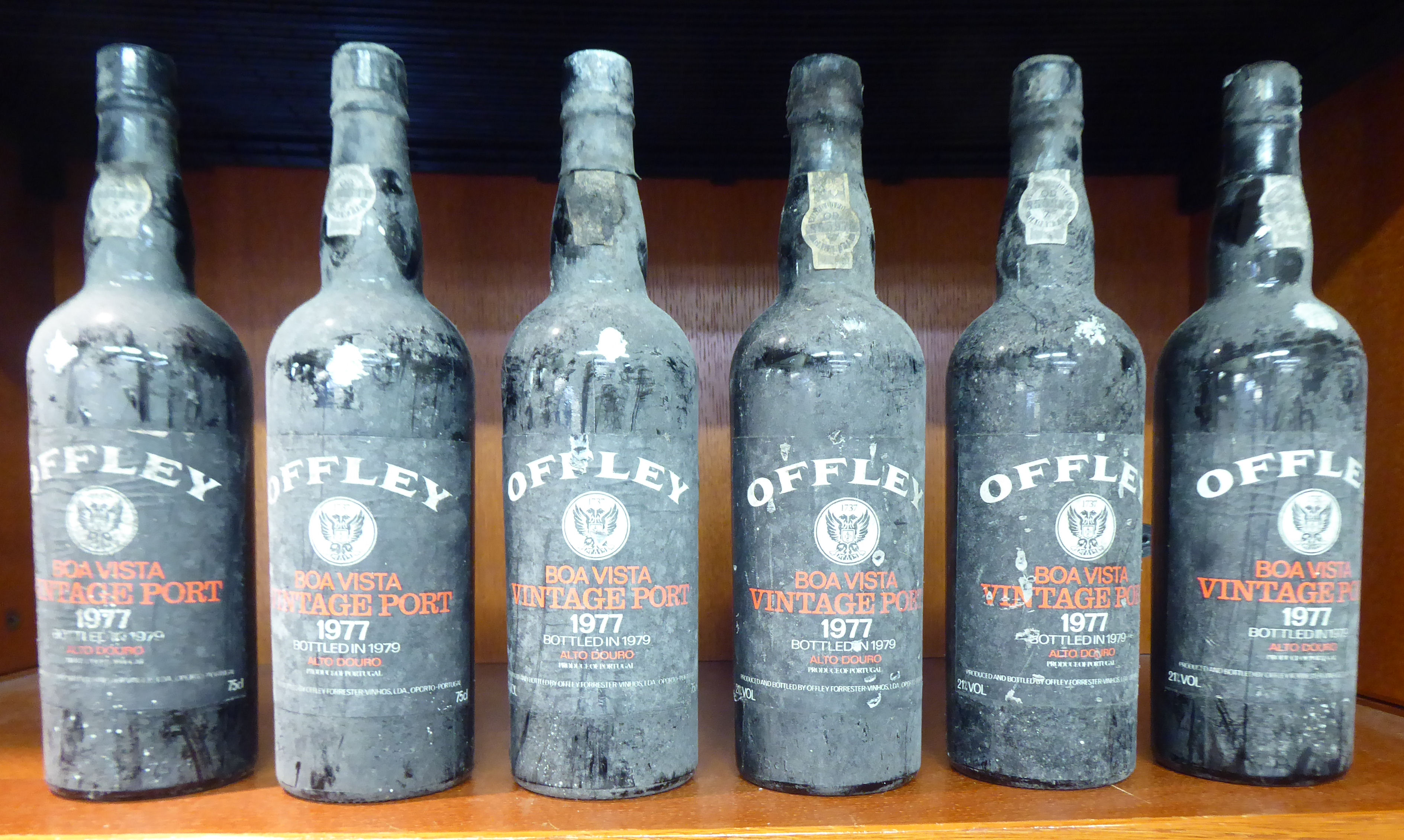 Six bottles of Offley 1977 Vintage Port