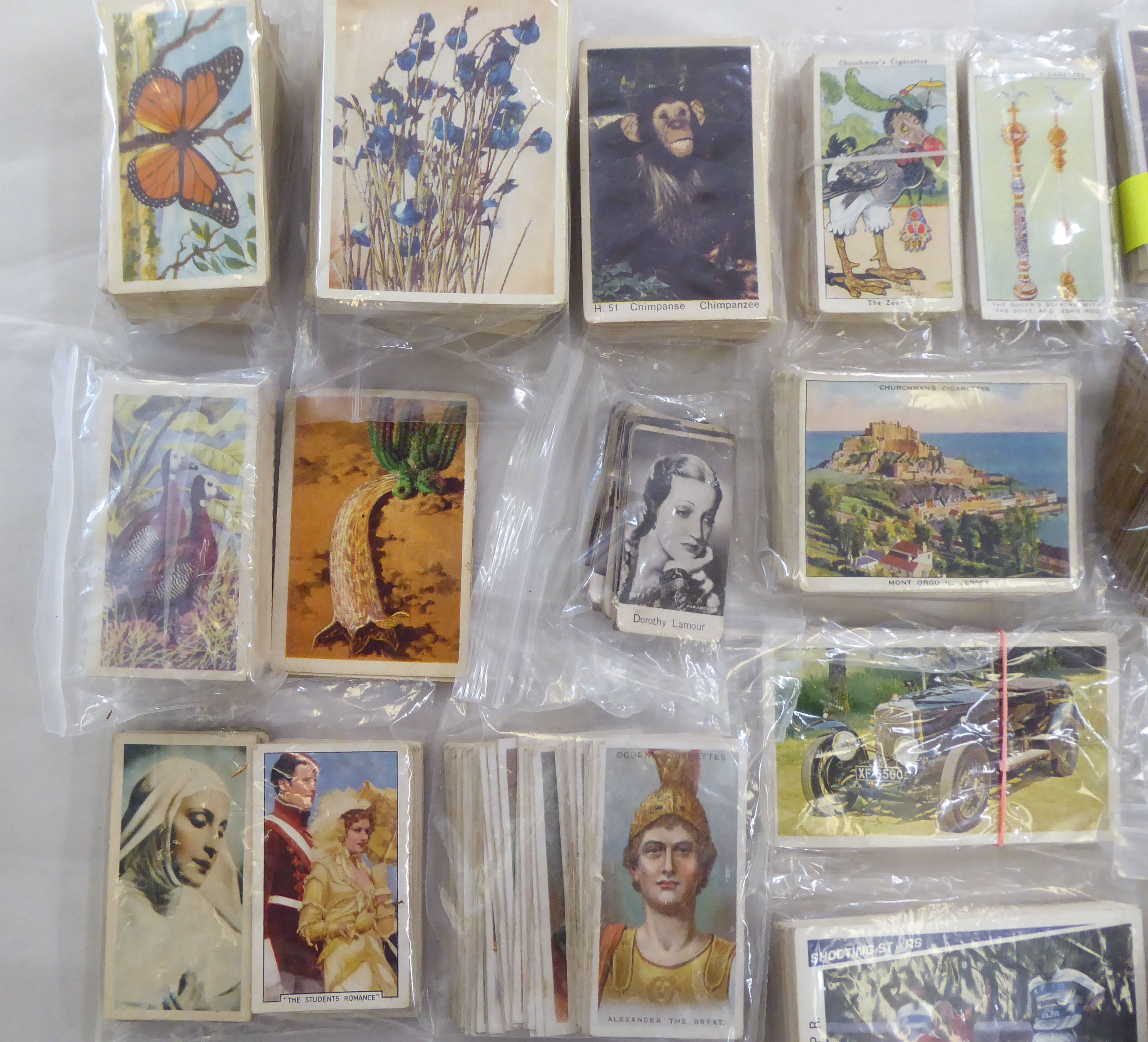 Uncollated collection of Ogdens, Churchman and other cigarette cards - Image 4 of 11