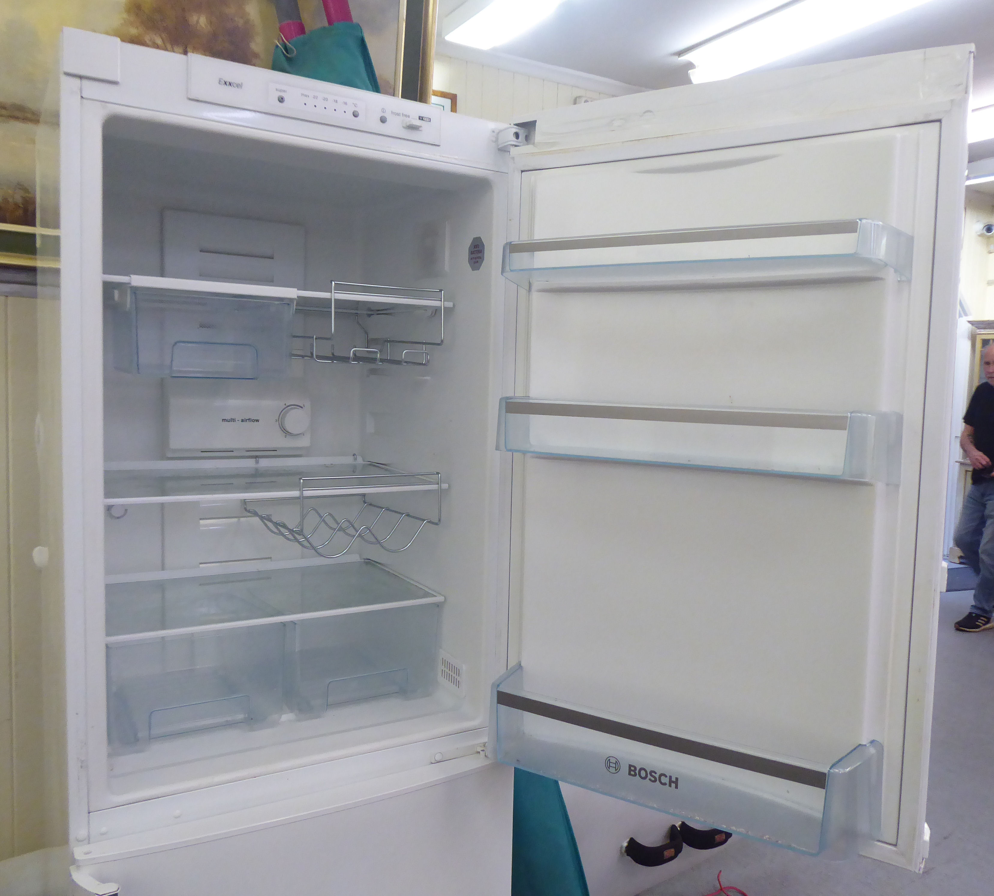 A Bosch Exxcel Frost Free, twin door, upright freezer  73"h  23"w - Image 4 of 5