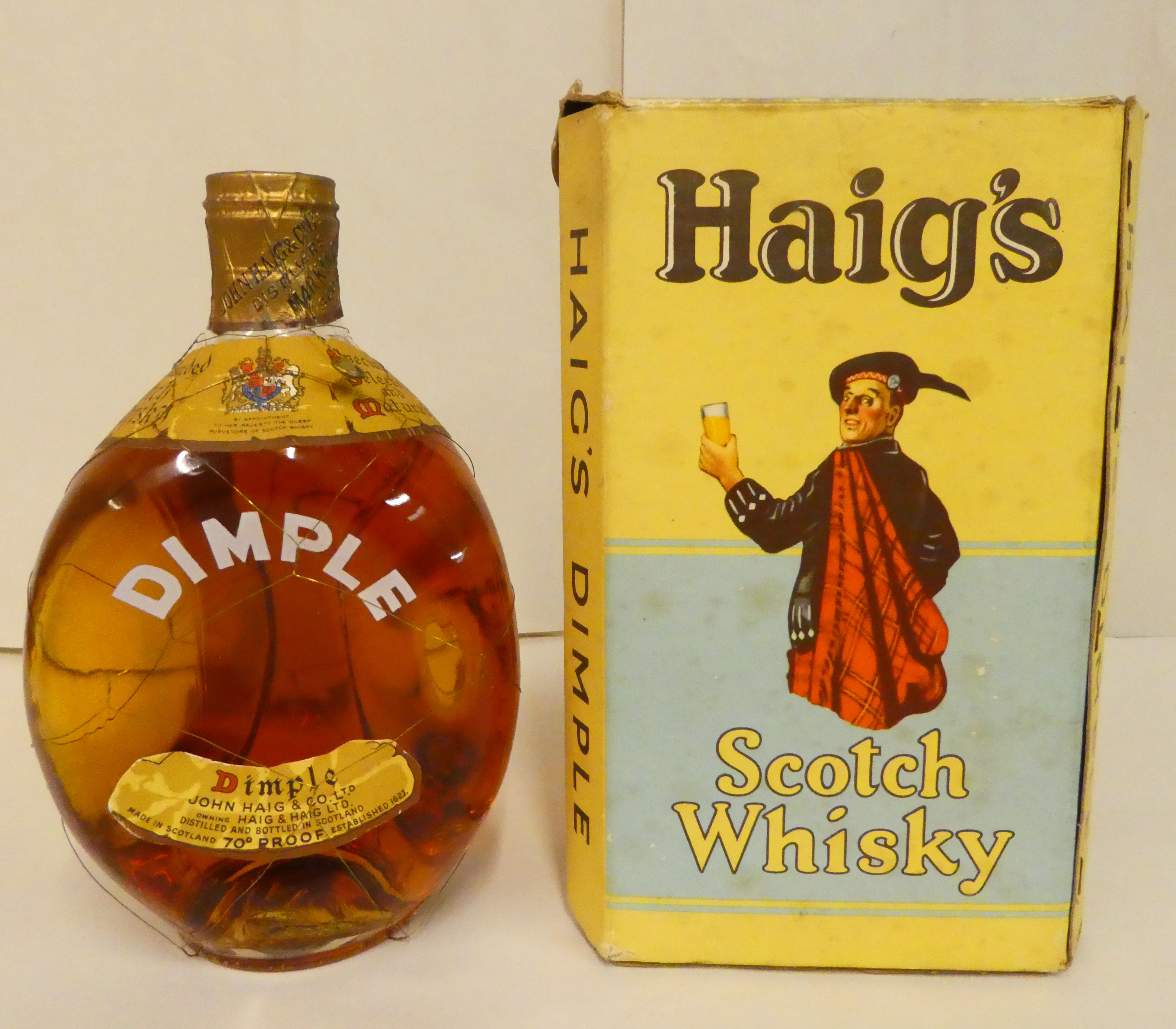 Alcohol, viz. a bottle of Martell Cognac; a bottle of Haig's Dimple; and a presentation decanter - Image 4 of 4