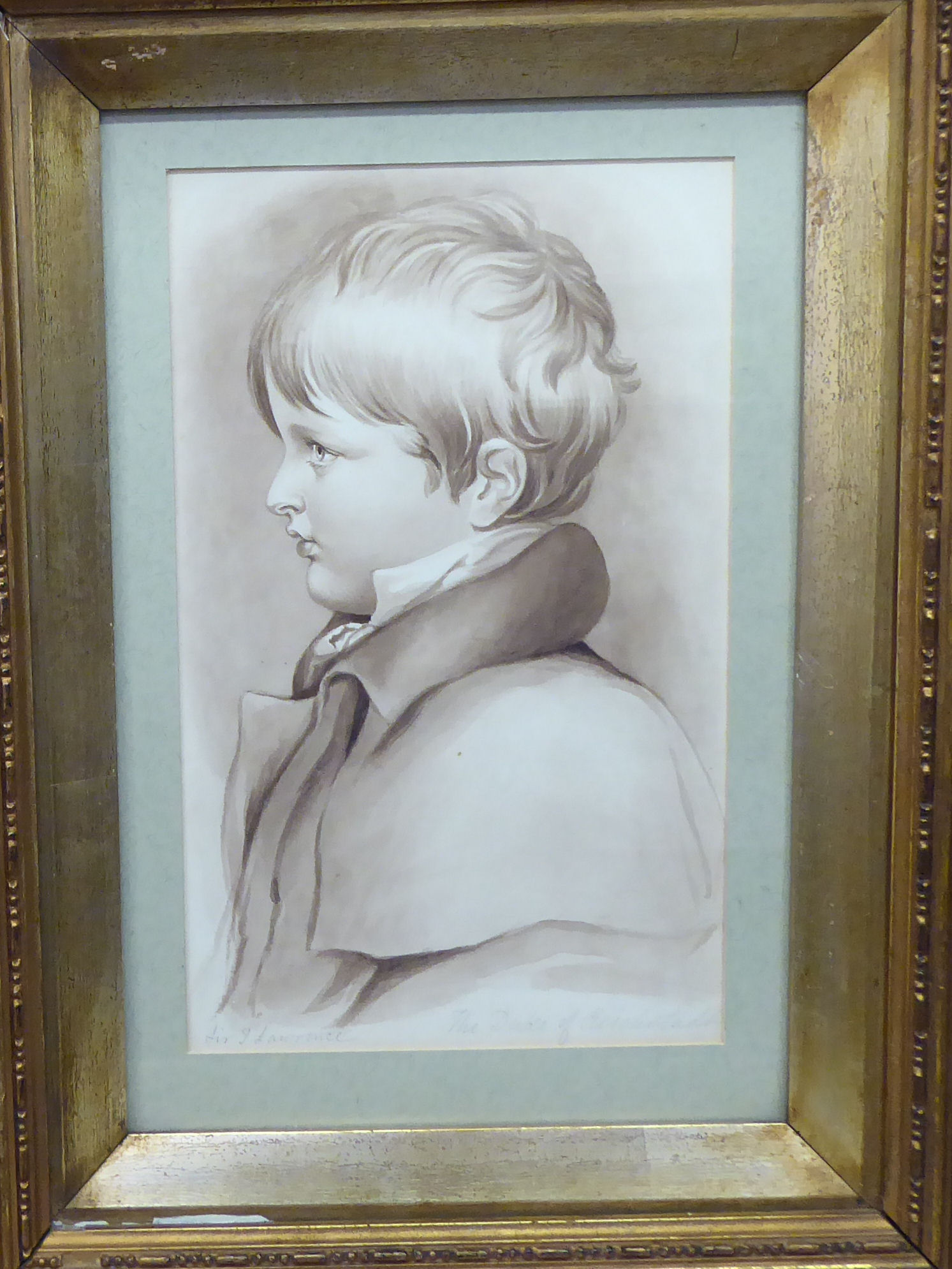 Pictures: to include George Henry Evison - a portrait, a seated gentleman  watercolour  bears a - Image 4 of 4