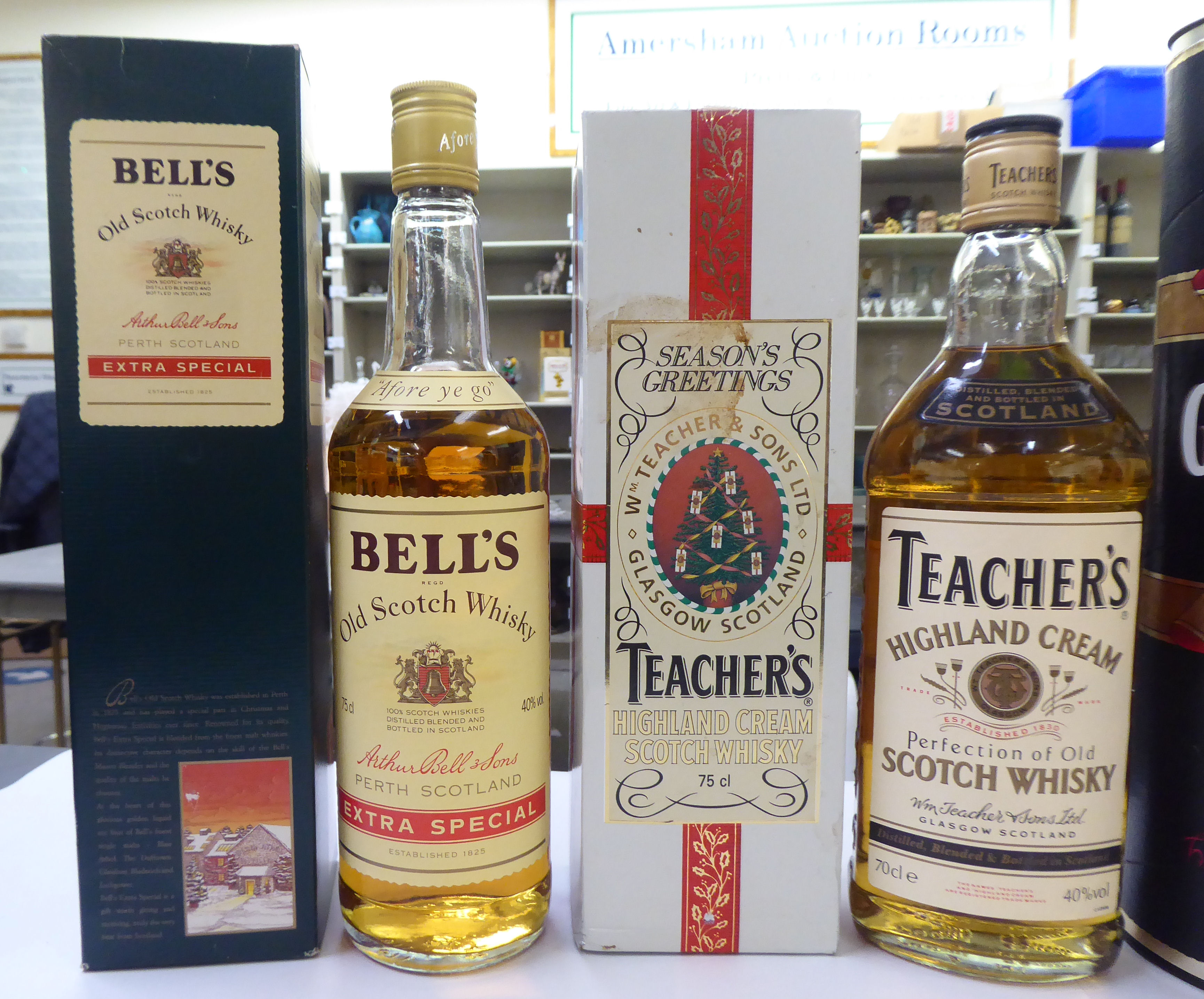 Alcoholic beverages: to include a bottle of Bells, Glenfiddich and Teachers Whisky - Image 2 of 5