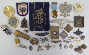 A mixed lot: to include military cap badges, some copies (Please Note: this lot is subject to the