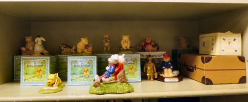 Beswick and Royal Doulton china storybook figures: to include Winnie the Pooh  3"h