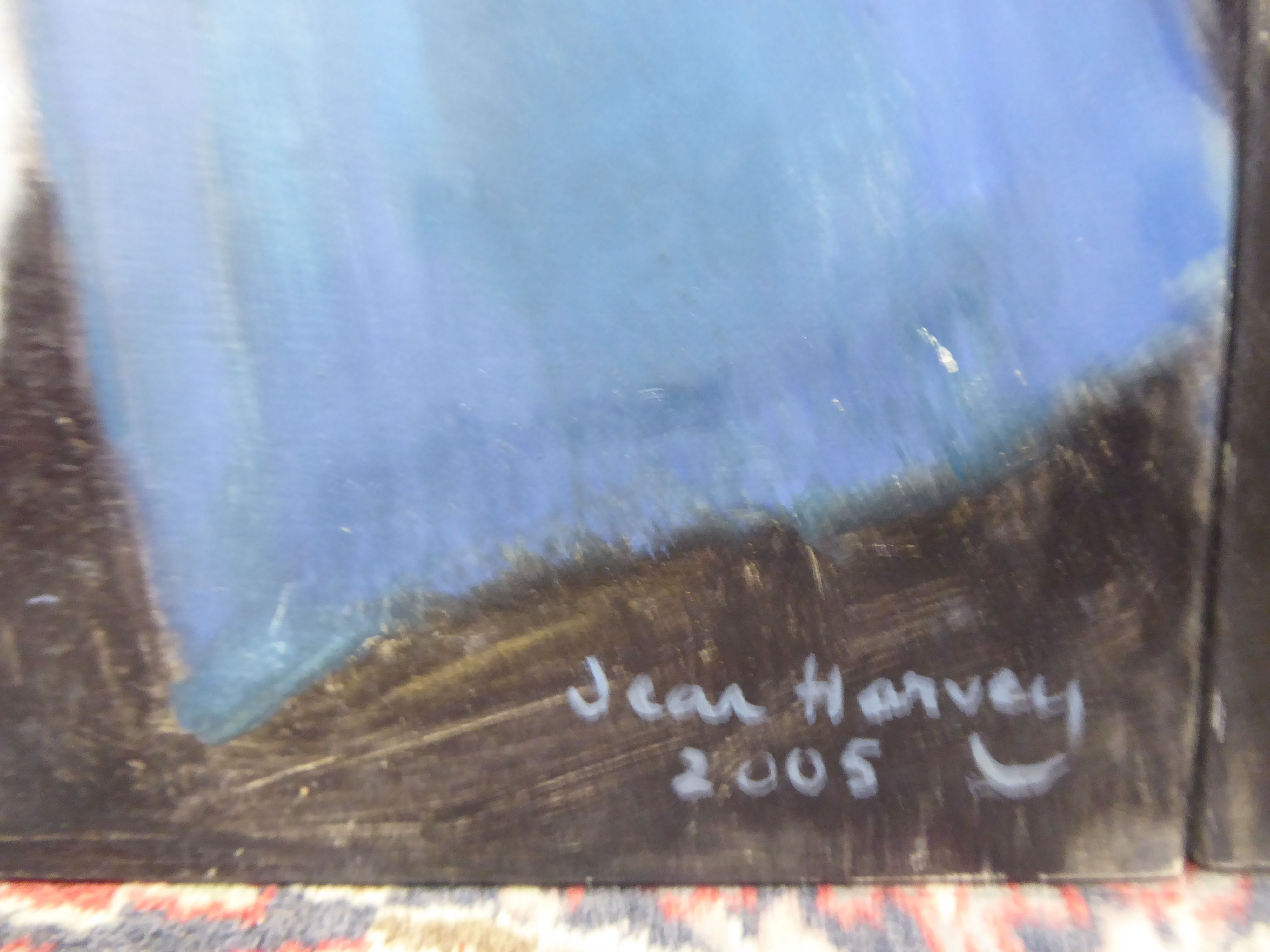 Jean Harvey - two half length portraits  oil on board  bearing signatures  16" x 20" - Bild 2 aus 4