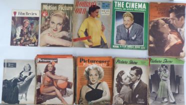 An uncollated collection of 1940s cinema magazines: to include 'Picture Goer' and 'Picture Show'