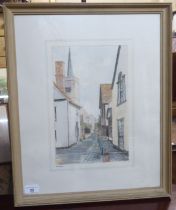 Clive Madgwick - 'Nayland'  watercolour  bears a signature  8" x 12"  framed