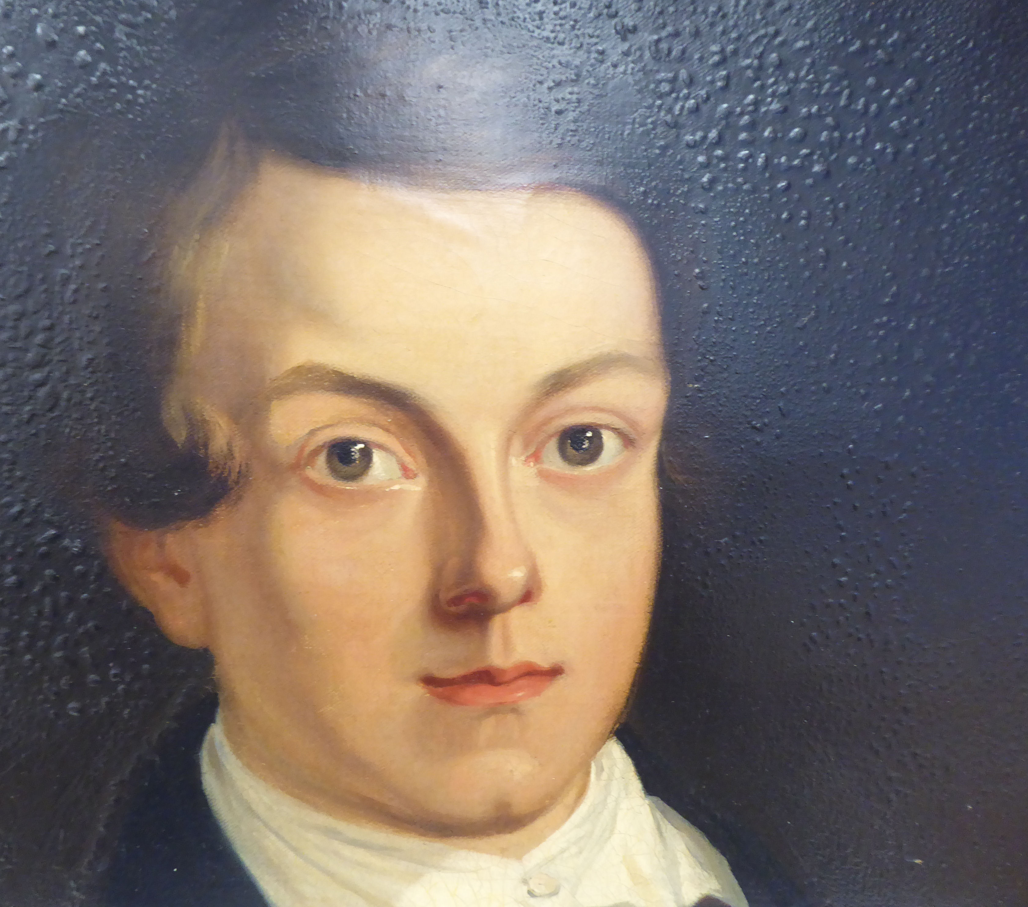Early/mid 19thC British School - a head and shoulders portrait, a young man wearing a topcoat  oil - Image 3 of 7