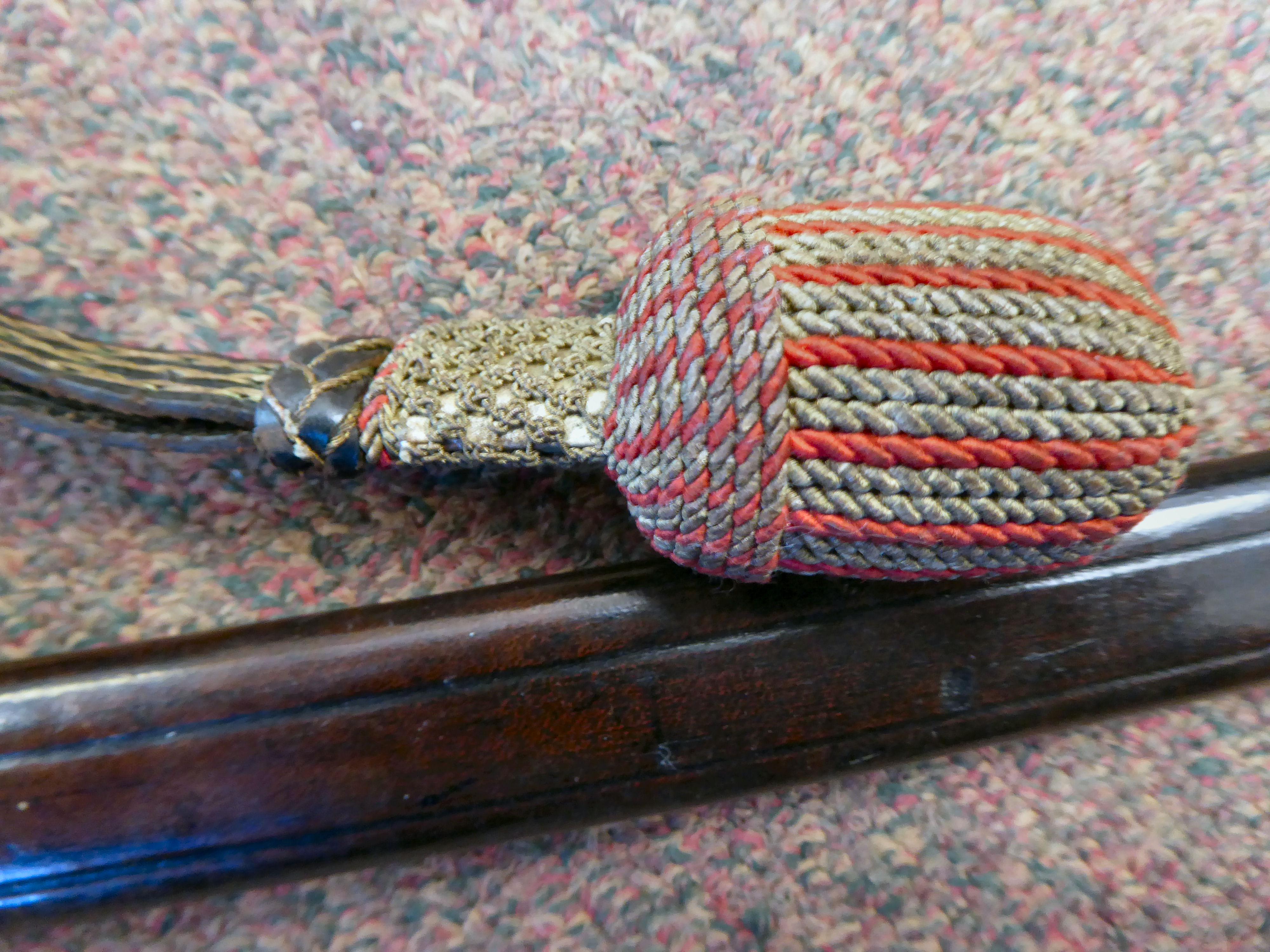 A German Third Reich Fire Official's dress sword with a wire bound fishskin handle, guard, hilt - Image 3 of 11