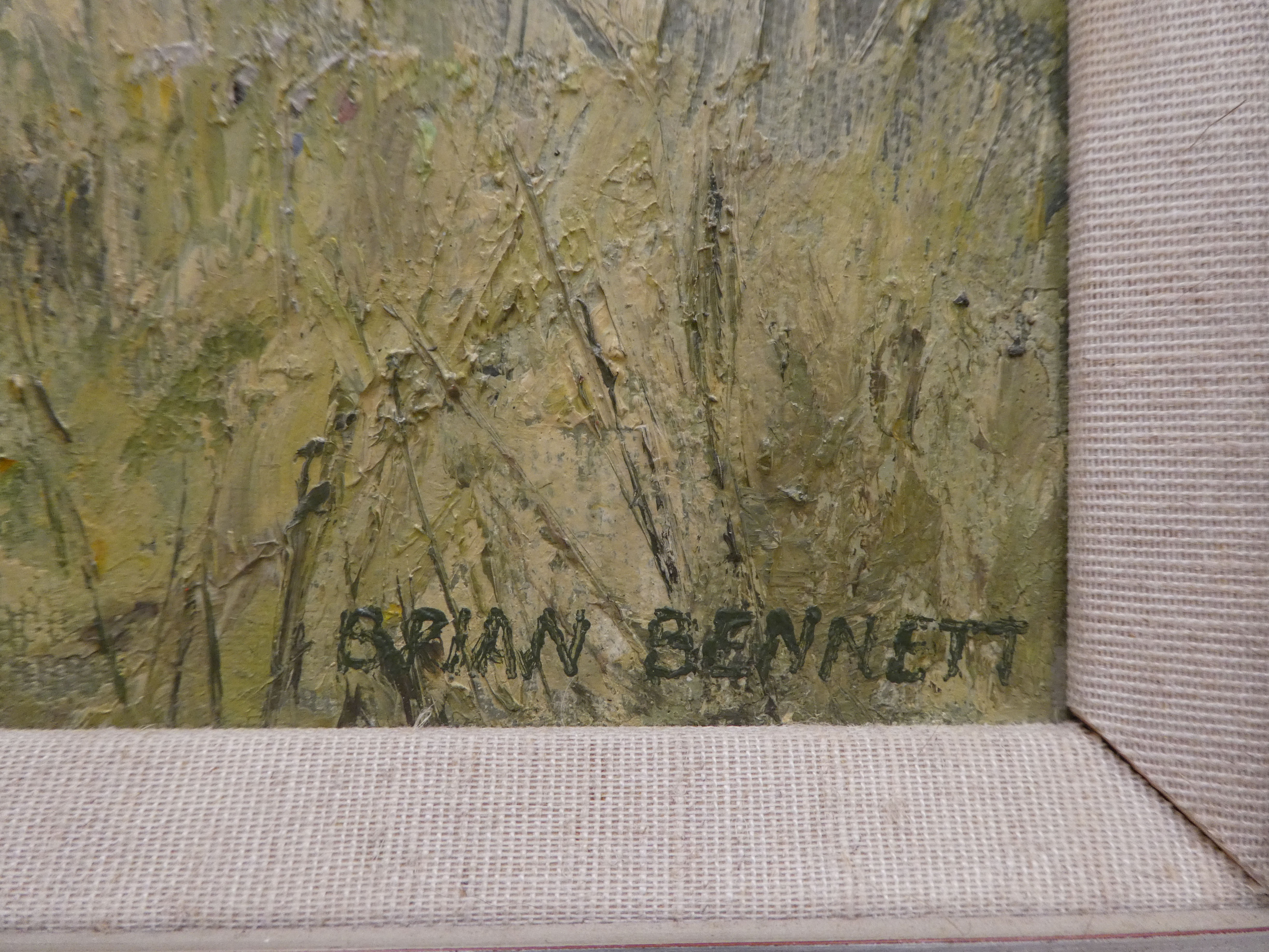 Brian Bennett - a springtime view over The Chilterns escarpment with colourful wild flowers and - Image 3 of 4