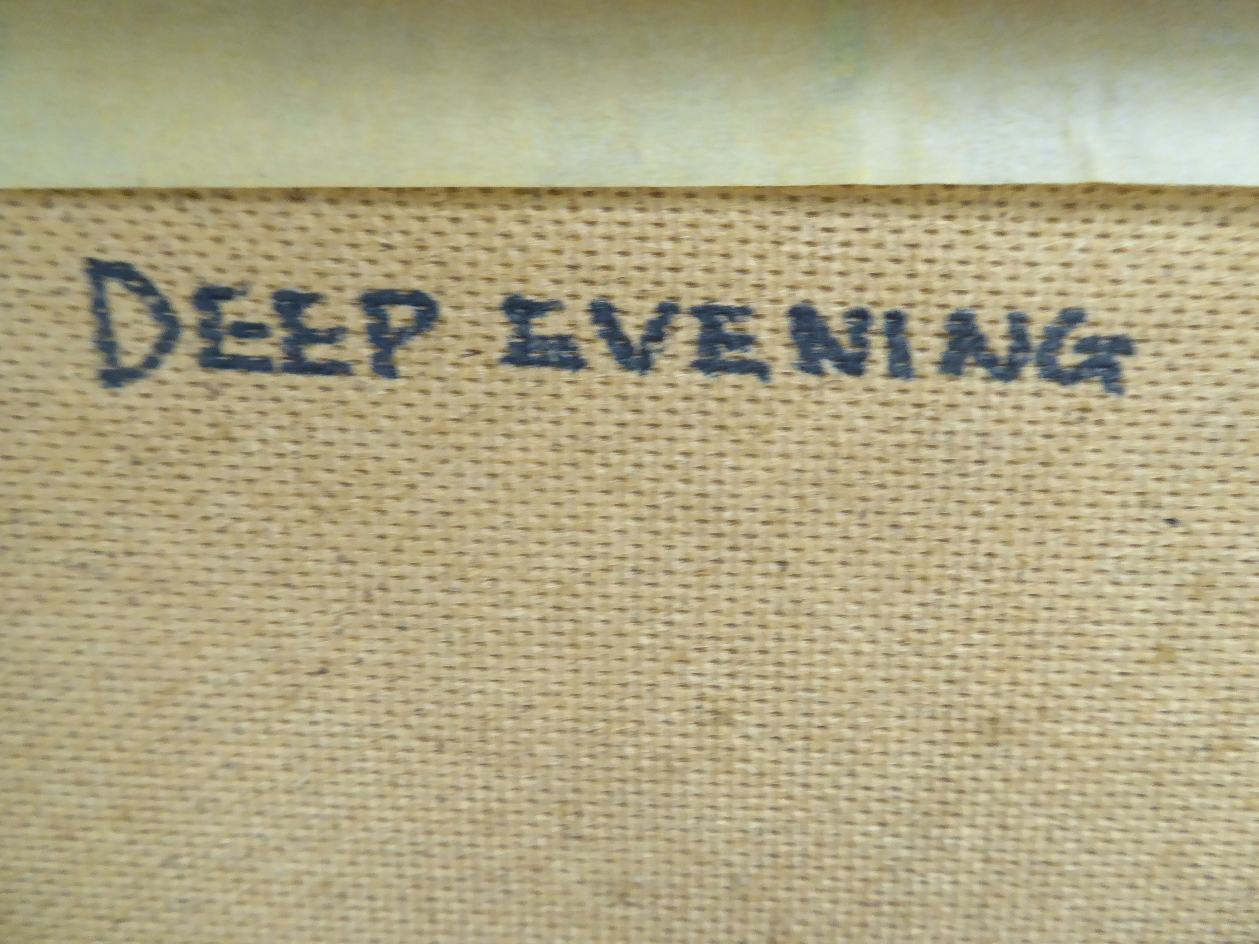 David Blackburn - 'Deep Evening'  mixed media  bears a signature & dated 1993  17" x 15"  framed - Image 3 of 3