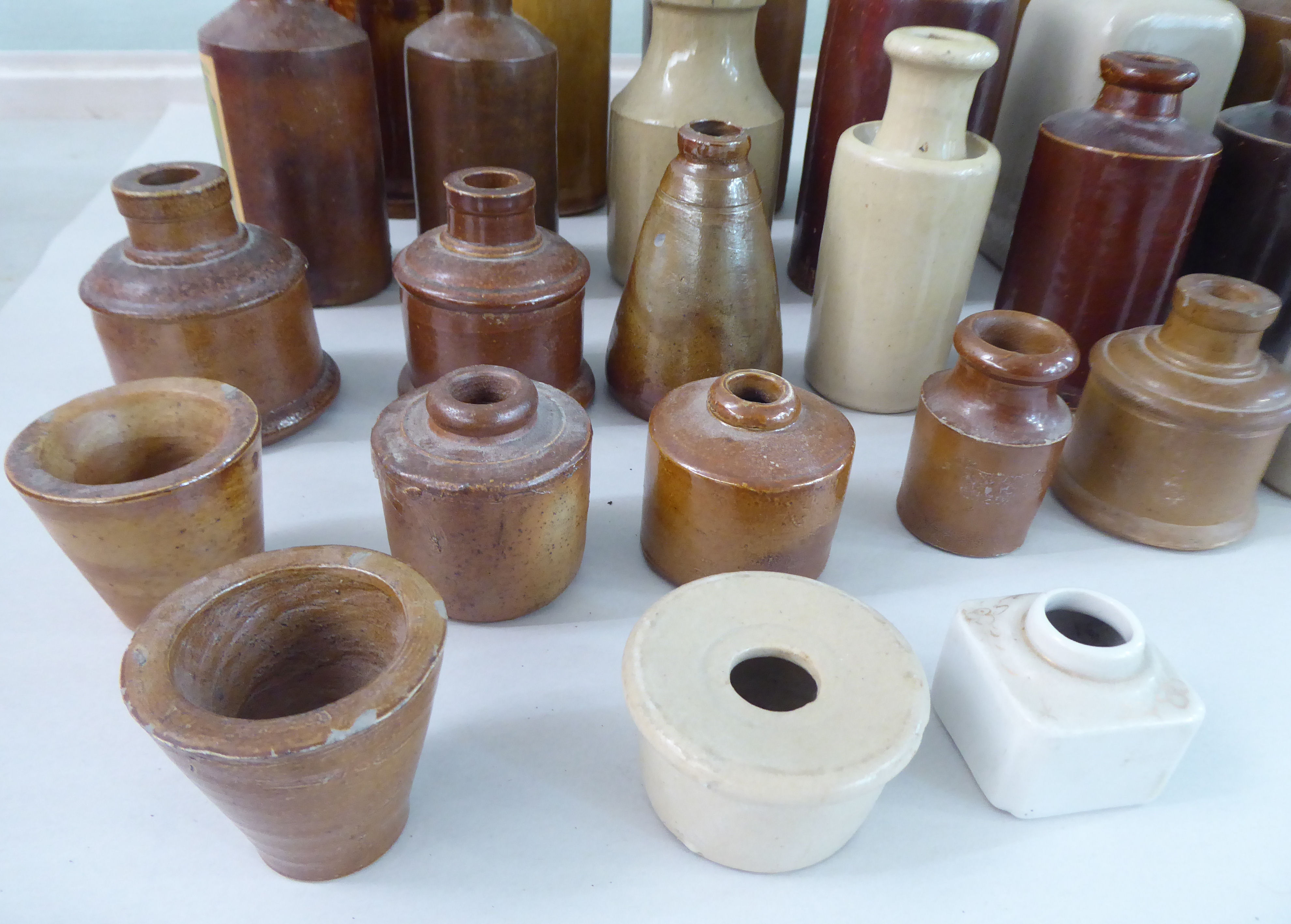 Stoneware bottles  various sizes - Image 2 of 5