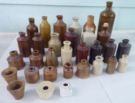 Stoneware bottles  various sizes