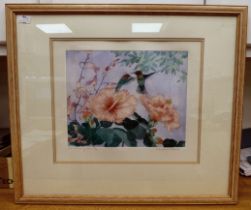 Winifred Pickard - 'Two Hummingbirds'  etching with aquatint  bears a pencil inscription (24/
