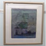 After Roger Cecil - 'Ladder Image'  pastel  bears a gallery label verso  20" x 17"  framed