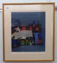 David Blackburn - 'Deep Evening'  mixed media  bears a signature & dated 1993  17" x 15"  framed