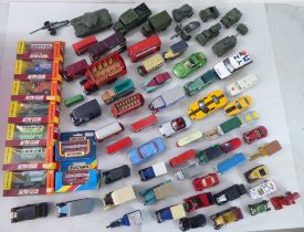 Diecast model vehicles: to include a Matchbox London Bus  boxed