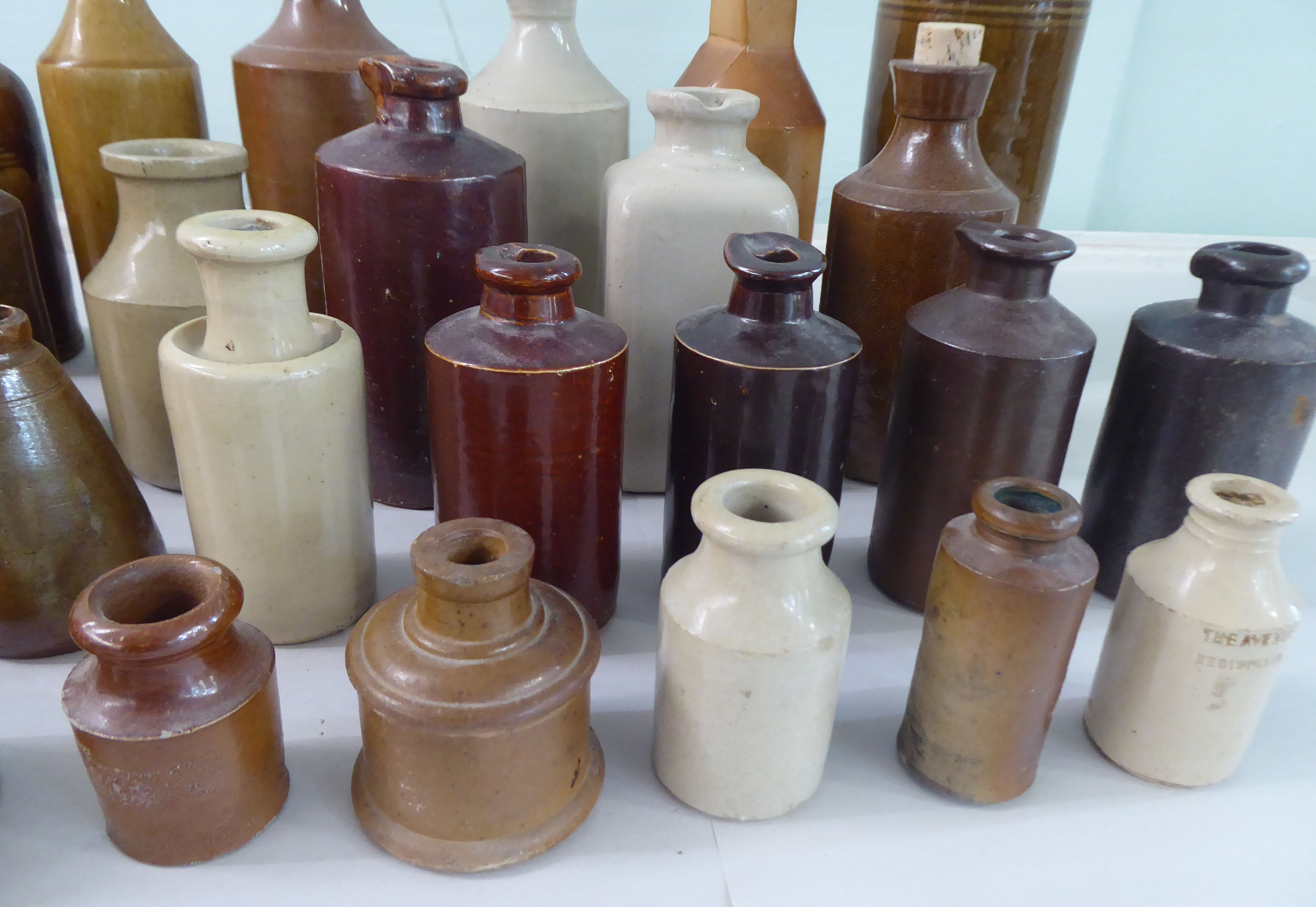 Stoneware bottles  various sizes - Image 3 of 5