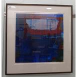 Martyn Brewster - 'Lowick 70'  monoprint  bears a pencil title & signature, dated '94 with gallery