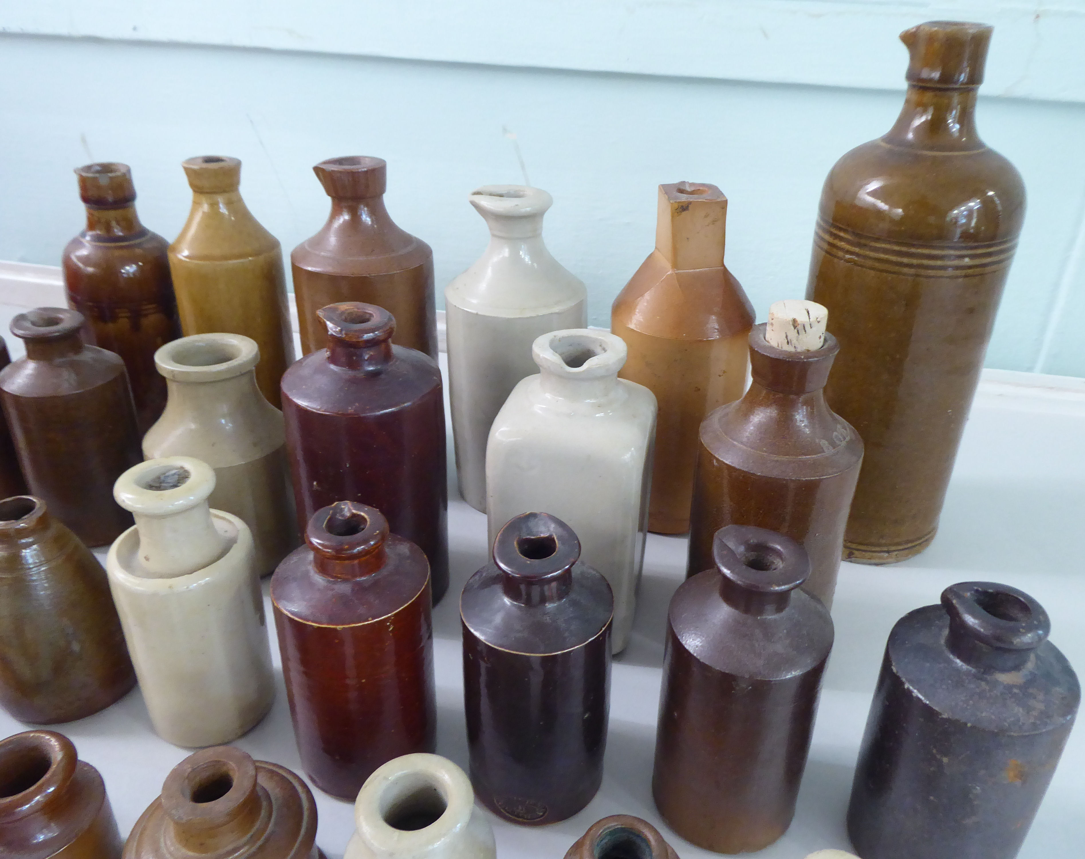 Stoneware bottles  various sizes - Image 5 of 5