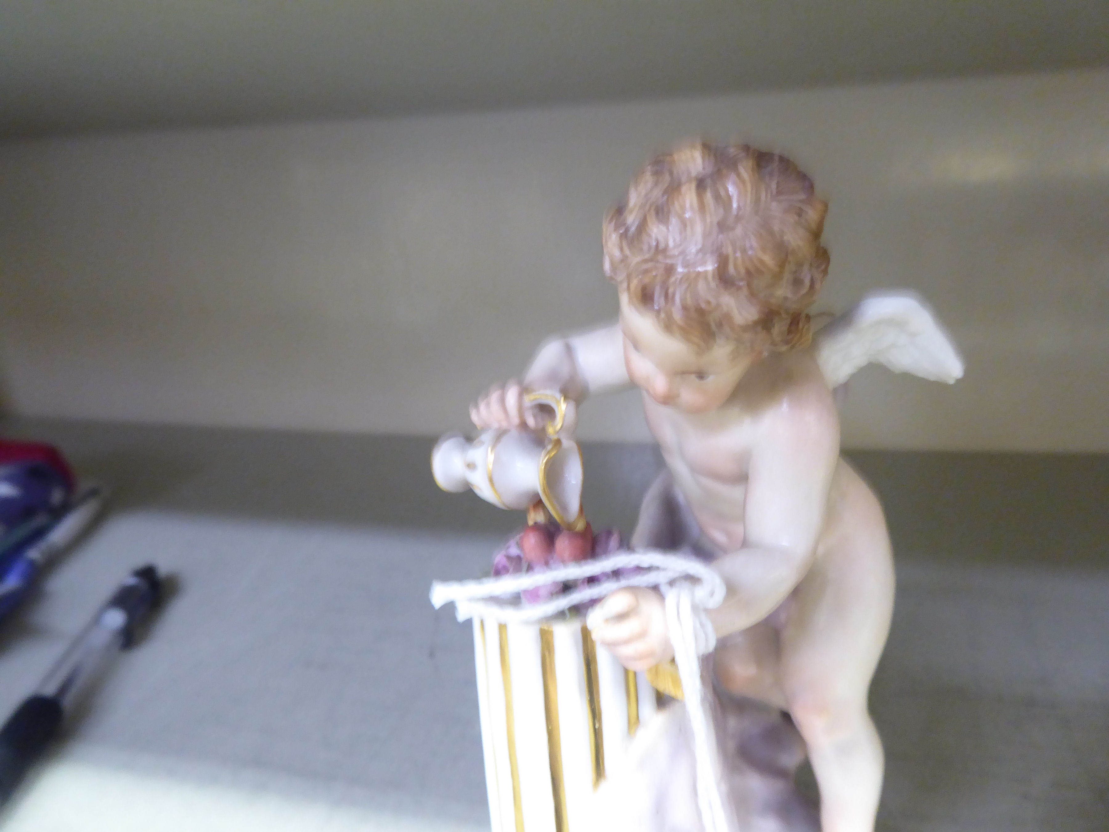A Meissen porcelain figure 'Le Gosse st Sauvage'  model no.131 F14  5"h - Image 3 of 4
