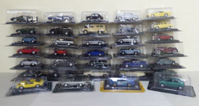 Diecast model vehicles, mainly iconic sports cars