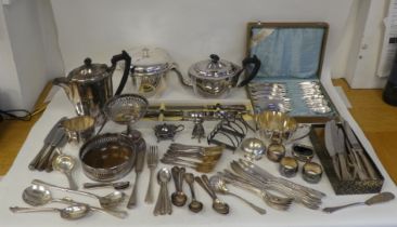 Silver plated tableware: to include a four piece Unity Plate tea set