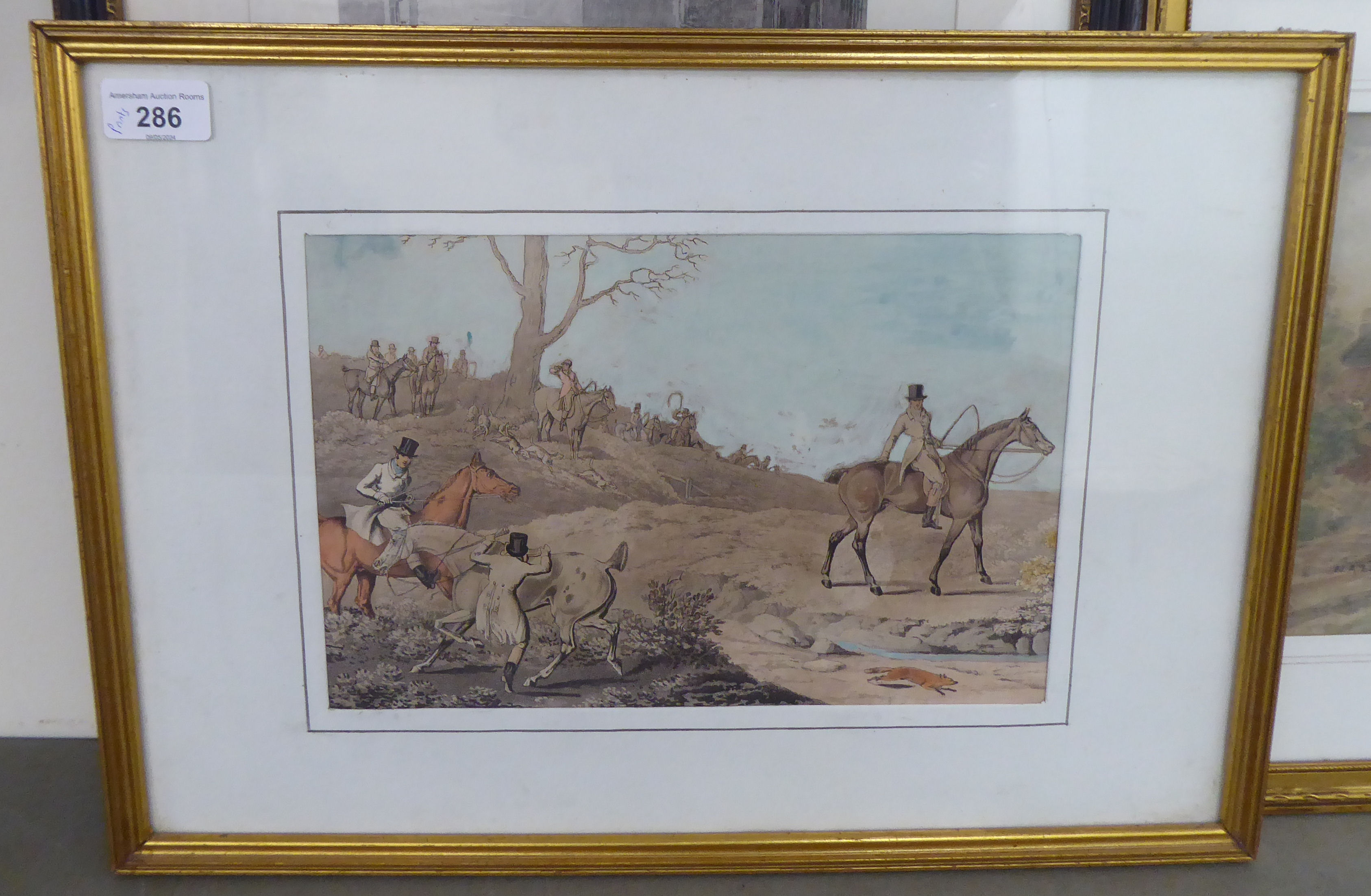 Framed 19thC and later variously themed monochrome and coloured engraving prints  largest 10" x 14" - Image 12 of 22