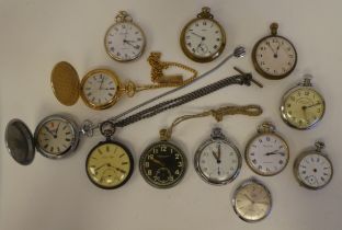 Variously cased pocket watches