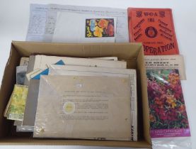 Agricultural printed ephemera: to include a WCA leaflet