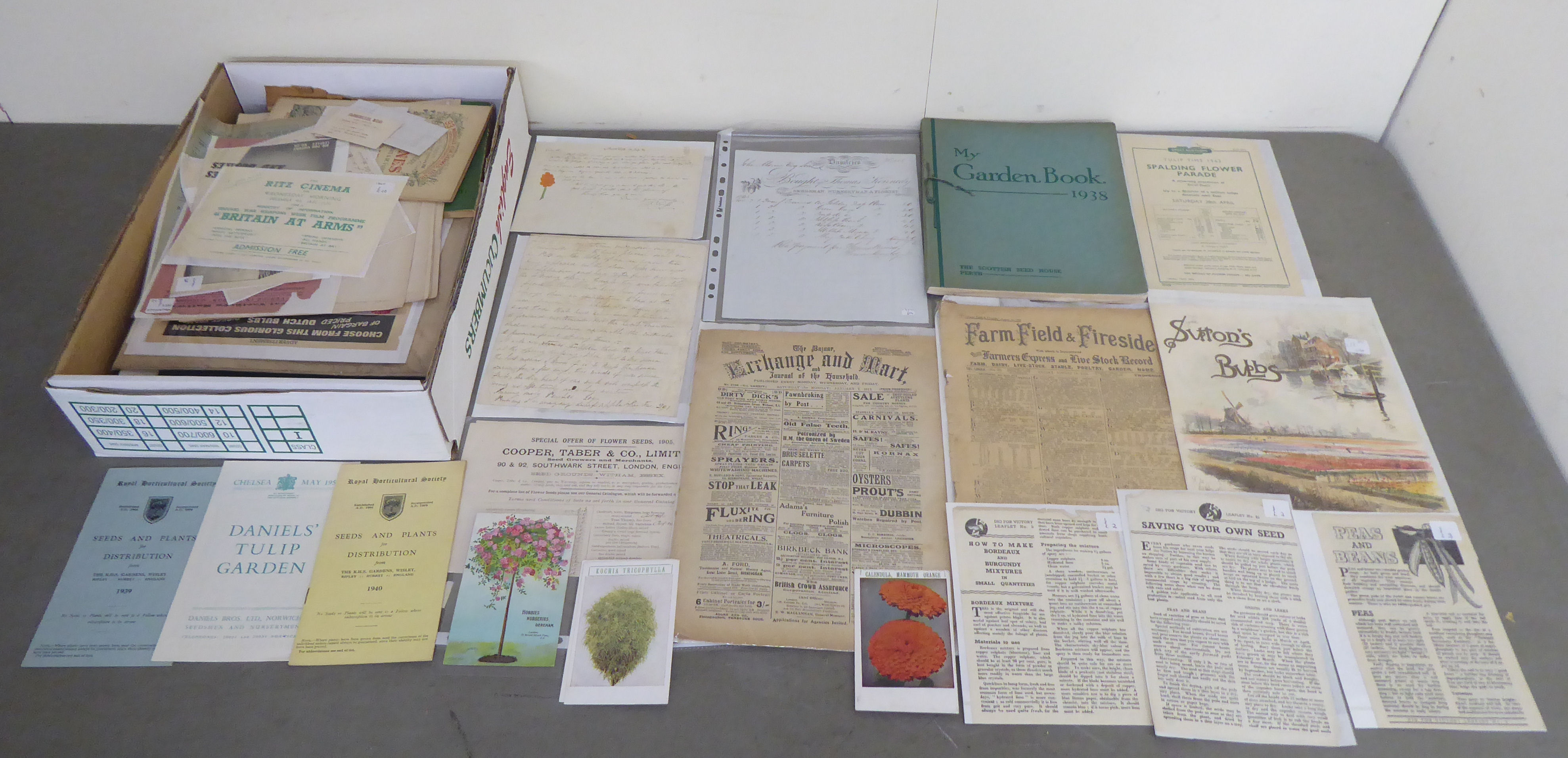 Mainly early/mid 20thC horticultural and other ephemera - Image 5 of 5