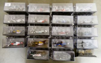 Mainly boxed, F1 scale diecast model vehicles