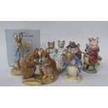 Beswick and other china storybook figures: to include 'Peter & The Red Pocket Handkerchief'  5"h
