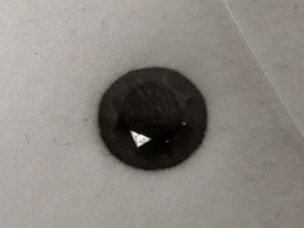 An African brilliant cut black diamond  approx.2.4 carat