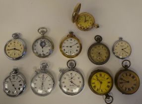 Variously cased pocket watches