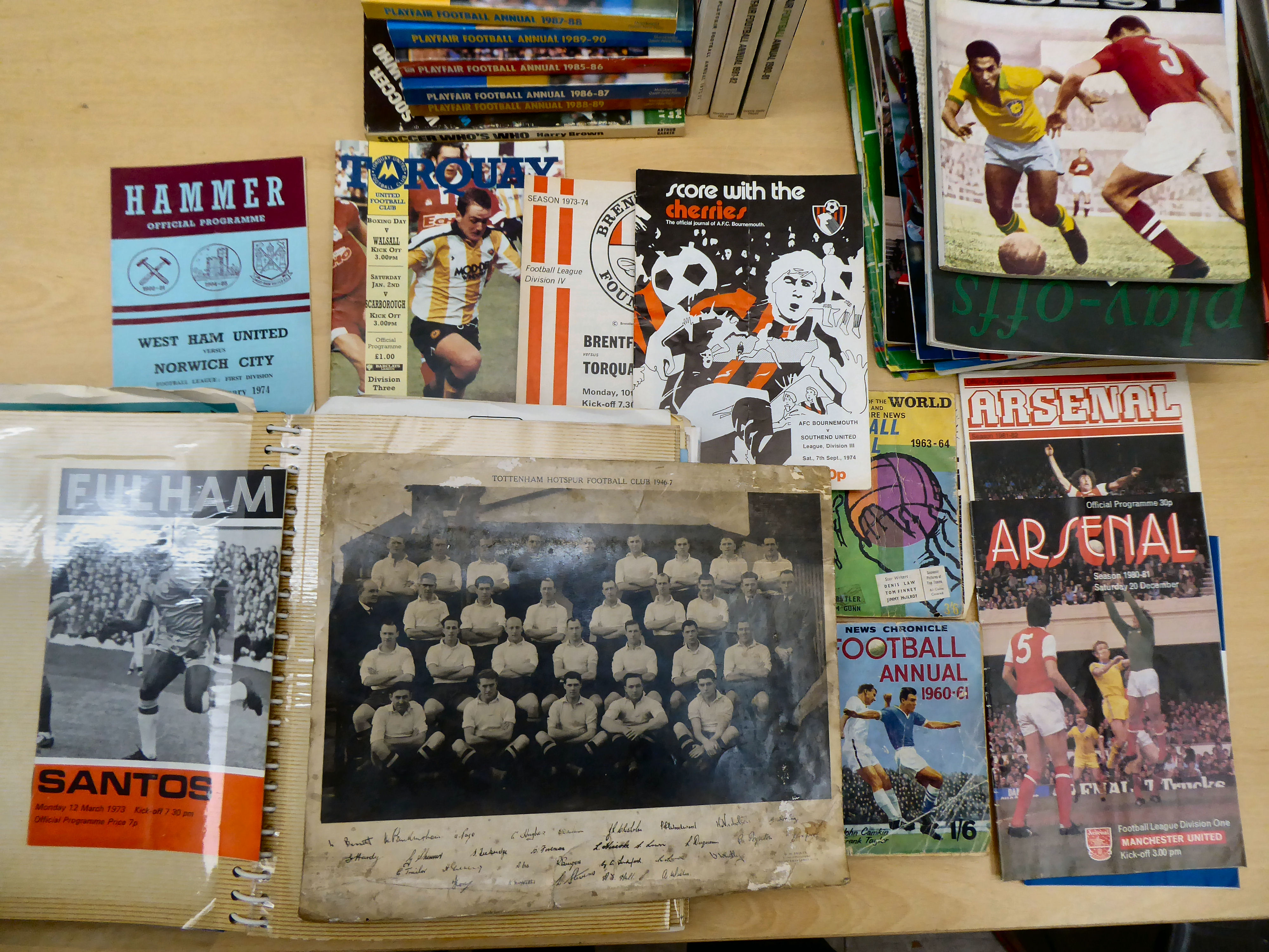 Books, mainly football related from various decades of the 20thC: to include 1980s pocket annuals - Image 2 of 7