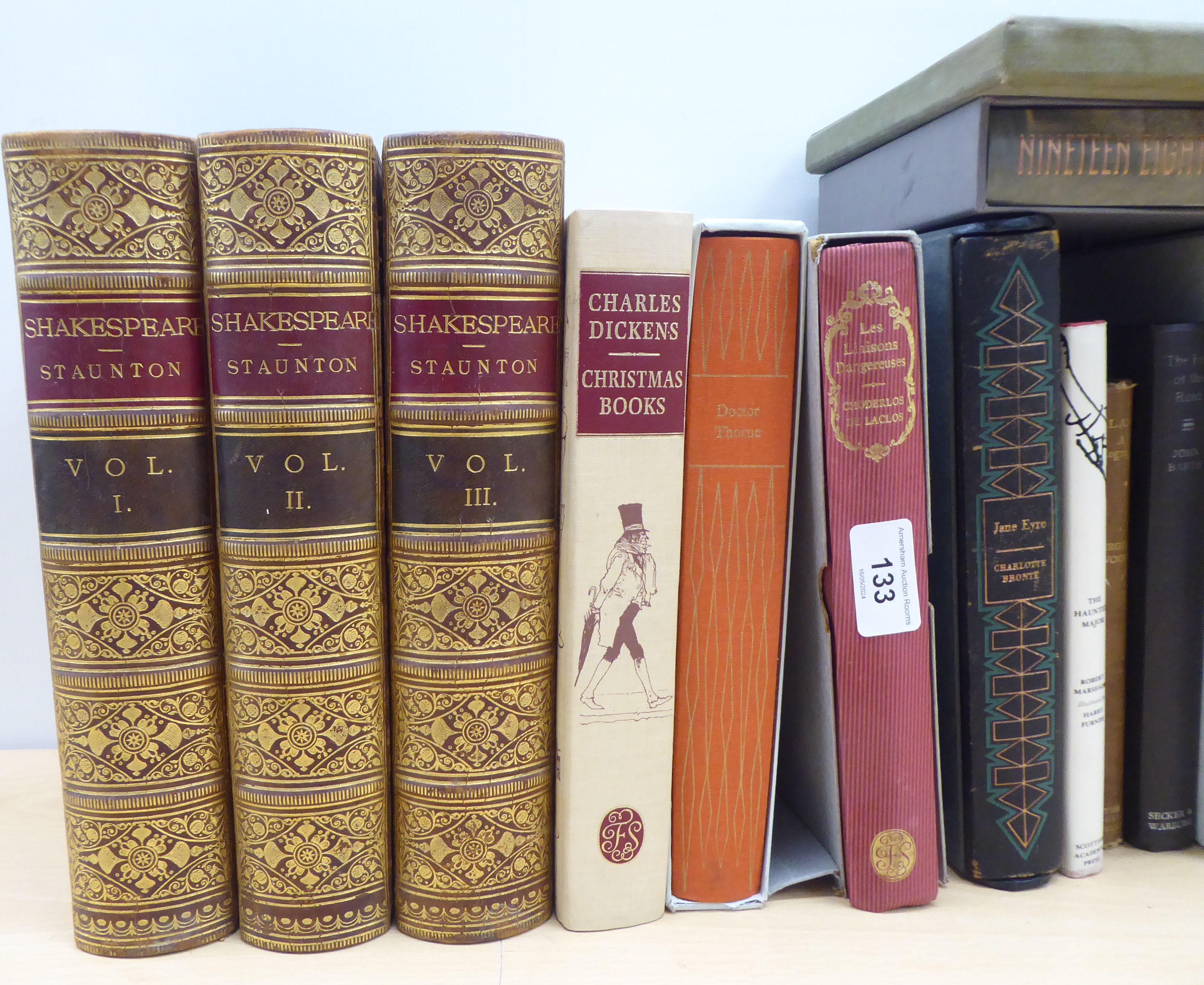 Books; Mainly 19thC and 20thC literature: to include works by Dickens, Fleming, Shakespeare, Rudyard - Image 3 of 9