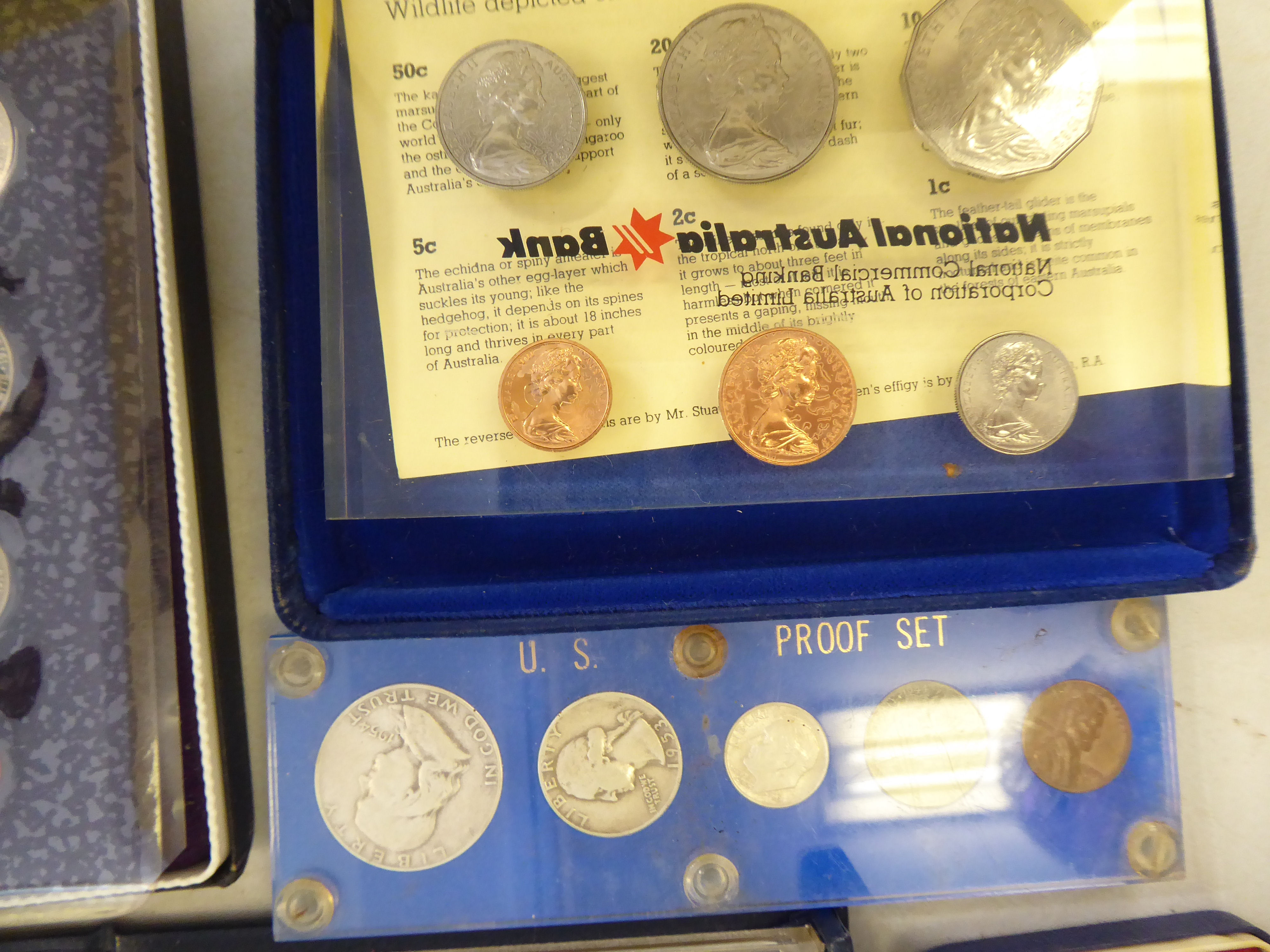 Uncollated 19th/20thC mainly British coins: to include a 1987 Royal Mint Guernsey proof set  cased - Image 3 of 4